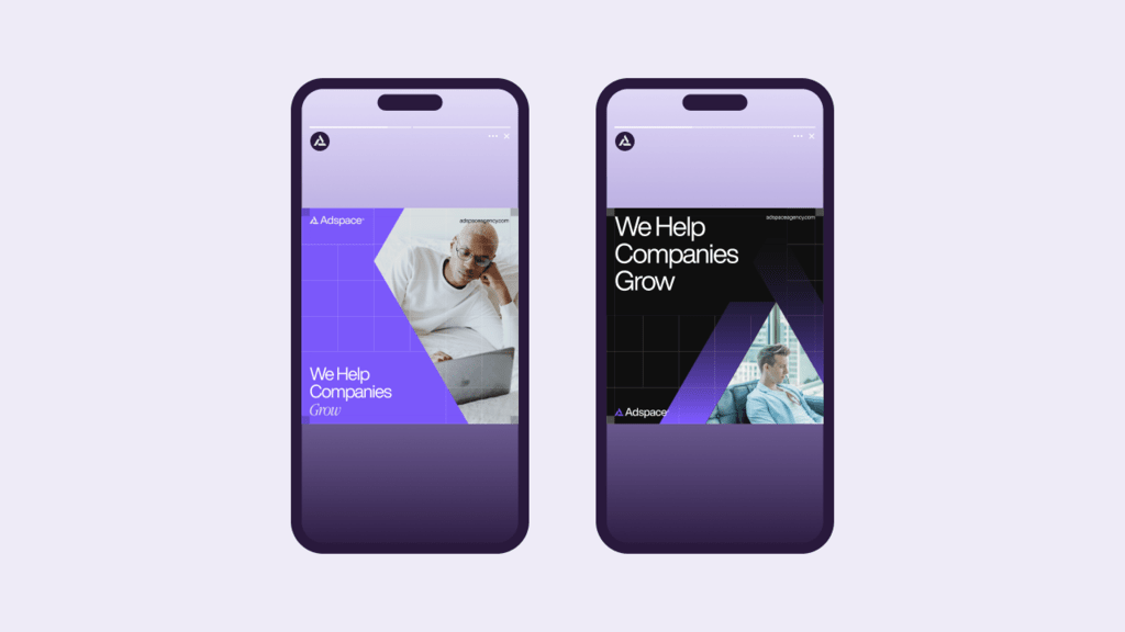 A shopping ad featuring Adspace.