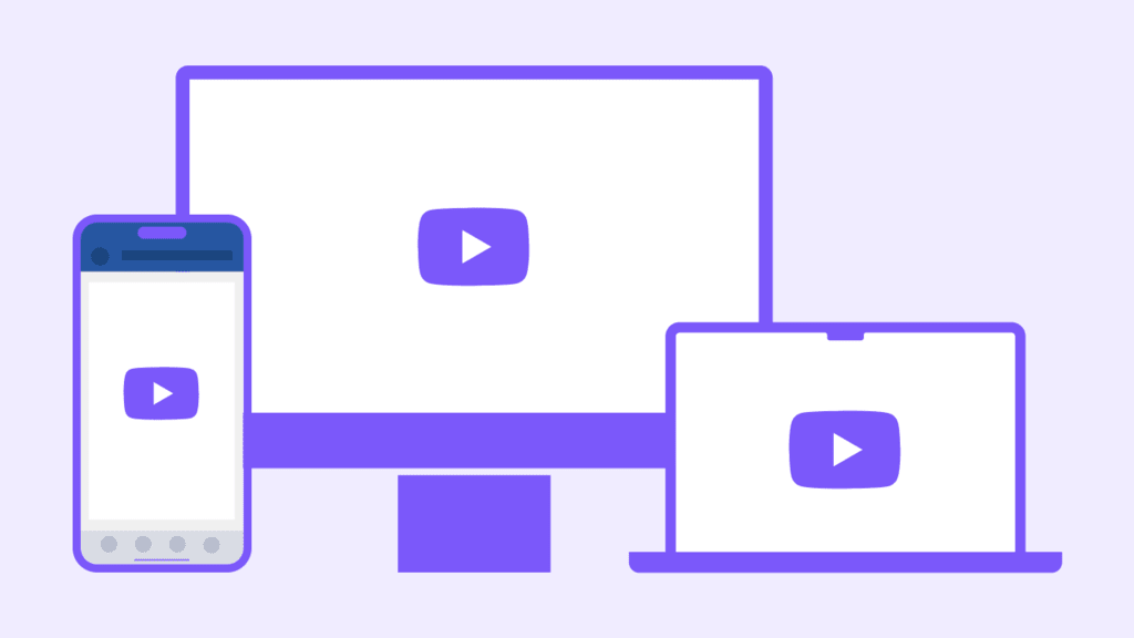 The different types of video formats. 
